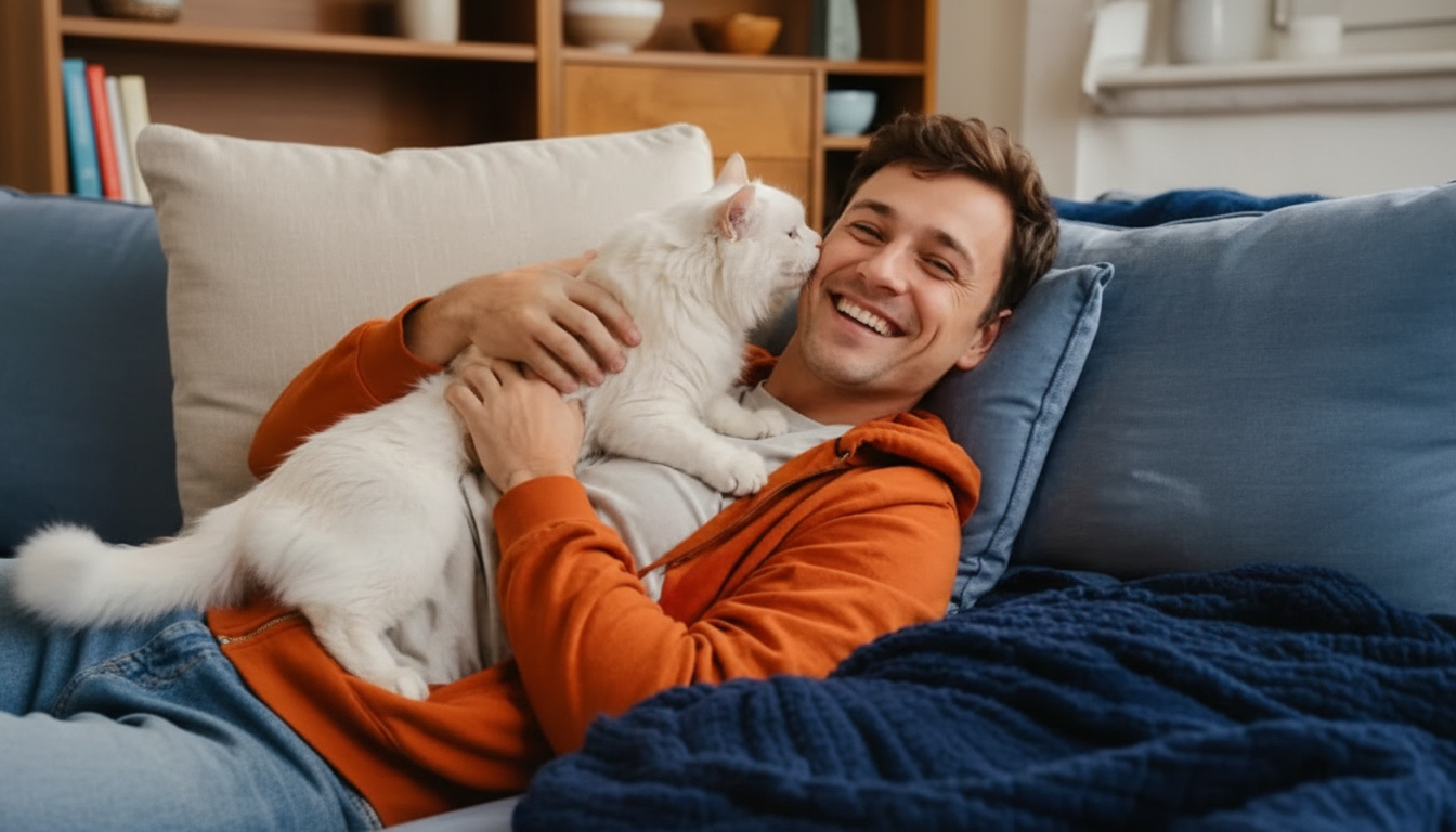 How Cats Say Hello: Tail-Up, Slow Blinks & Trills